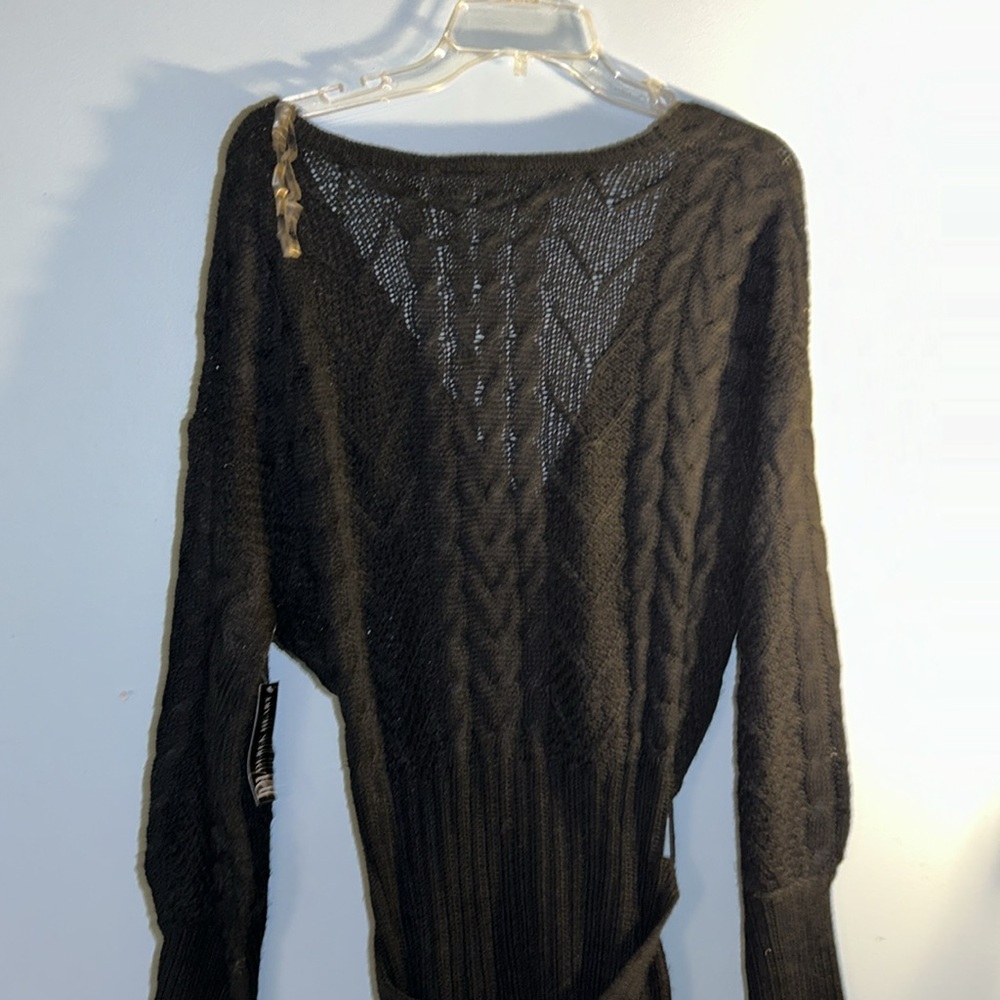 NWT Derek Heart Black Knit Bodycon Sweater Dress plus size 2x - Picture 3 of 9